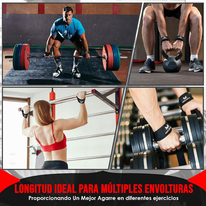 Lifting Straps Strength Training Lifting Straps - Bodybuilding, Fitness, Deadlifts, Powerlifting - Deadlift Straps - Professional Lifting Straps - Lifting Straps - Gym Accessories for Men