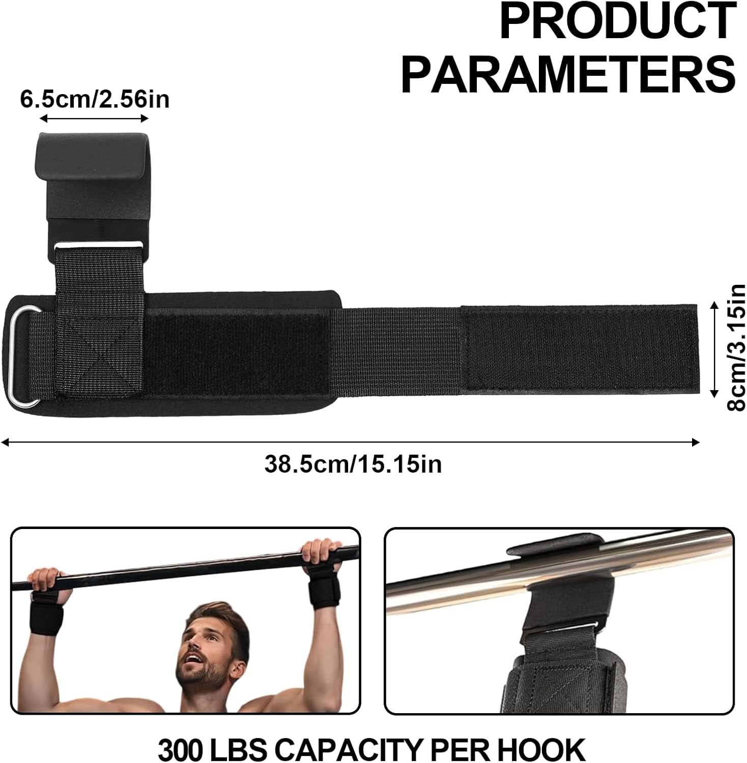 Weight Lifting Hooks,Bear Grips Wrist Wraps,Gym Straps Wrist Supports Non-Slip for Deadlifts, Pull Ups & Shrugs,Ultra Large Capacity Wristband with Thick Padding,8Mm Neoprene Padded for Men and Women