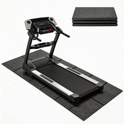 Treadmill Mat,120X60/148×61/190X85Cm,Non-Slip Exercise Bike Mat,Walking Pad Mat for Stationary Bike, Treadmill, Fitness Equipment,Elliptical - Roll/Foldable