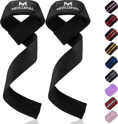 Lifting Straps Strength Training Lifting Straps - Bodybuilding, Fitness, Deadlifts, Powerlifting - Deadlift Straps - Professional Lifting Straps - Lifting Straps - Gym Accessories for Men