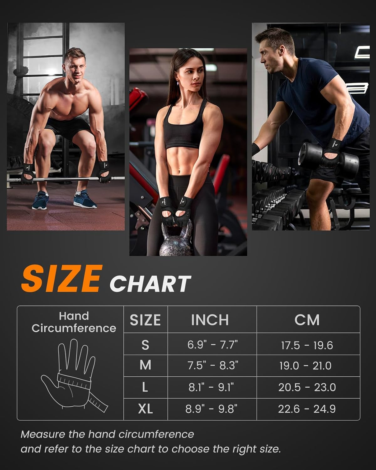 Workout Gloves for Men & Women, Breathable Weightlifting Gloves Men with Wrist Wrap Support for Gym, Crossfit & Strength Training