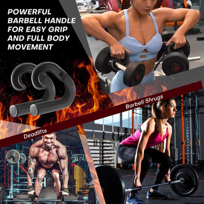 Neutral Grip Handle Attachment for Pull-Up Bars, Barbells and Resistance Bands
