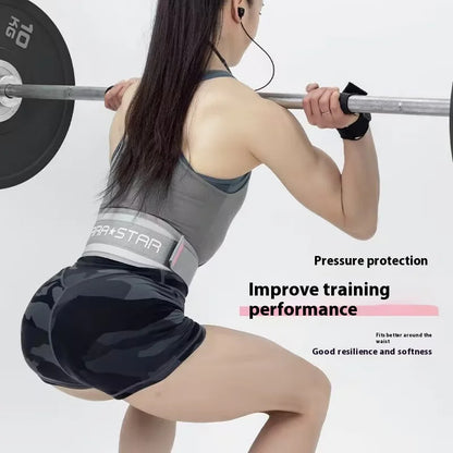 Women Gym Fitness Weightlifting Belt Waist Belts for Squats Dumbbell Training Bodybuilding Lumbar Brace Protector Gym Belts